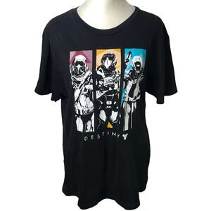 Destiny Gaming Graphic Tee T Shirt Top Black/Multi Unisex Men’s M (Women’s L)